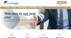 Desktop Screenshot of firstcapitalbanktn.com