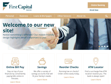 Tablet Screenshot of firstcapitalbanktn.com